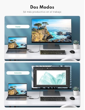Adaptador de display port a HDMI Ugreen
