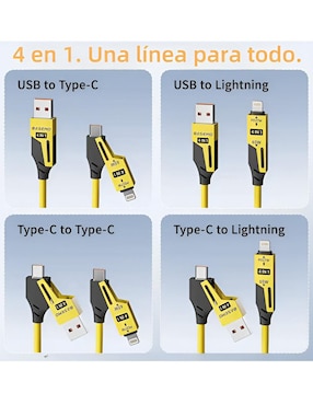 Cable USB Xtellar a tipo lightning de 2 m