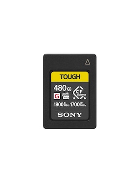 Memoria CFexpress Sony capacidad 480 GB