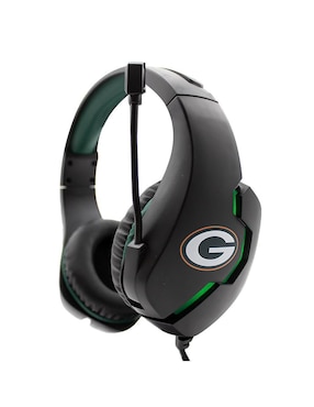 Audífonos gamer NFL Green Bay Packers alámbrica 33