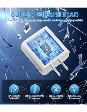Cargador pared Xtellar de 80 W USB tipo A + USB tipo C