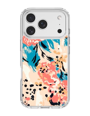 Funda para Iphone Ampd Blue Blossom de policarbonato