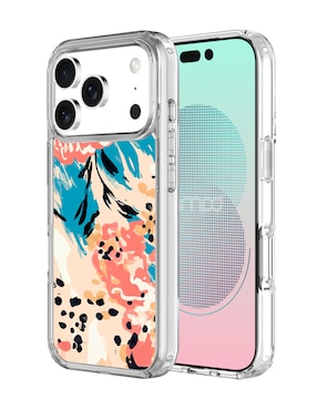 Funda para Iphone Ampd Blue Blossom de policarbonato