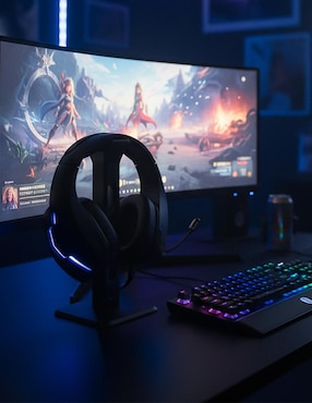 Audífonos gamer Gravitas alámbricos