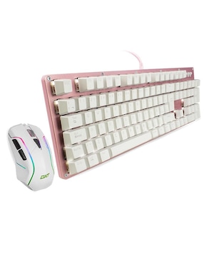 Mouse y teclado DXT Gaming KKBG400MGDXTWT