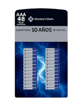 Paquete de pilas aaa alcalino Members Mark 1.5 v