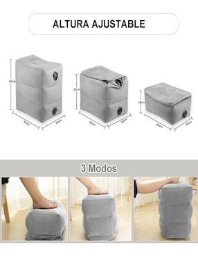 Descansapíes Belug ergonómico 3 niveles