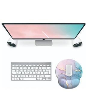 Mouse pad Lab.G con antideslizante y con apoyo para muñeca