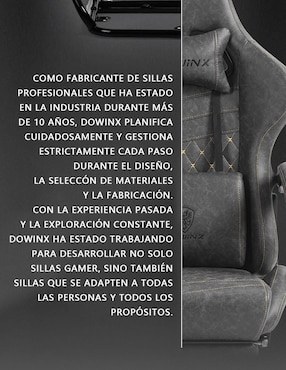 Silla gamer con masajeador LS-6689S Dowinx