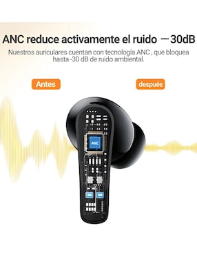 Audífonos in-ear Xtellar Xtllar7920 inalámbricos con cancelación de ruido