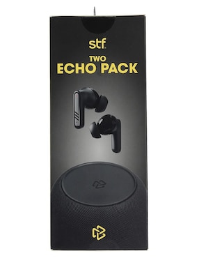 Audífonos true wireless + Bocina portátil inalámbrica Stf Two Echo Pack Stf inalámbricos