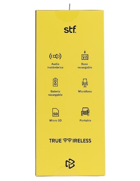 Audífonos true wireless + Bocina portátil inalámbrica Stf Two Echo Pack Stf inalámbricos