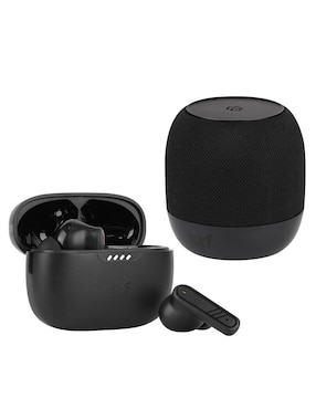 Audífonos true wireless + Bocina portátil inalámbrica Stf Two Echo Pack Stf inalámbricos