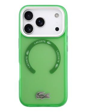 Funda para iPhone Lacoste Frost Green de plástico