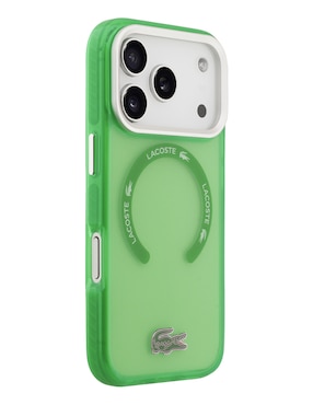 Funda para iPhone Lacoste Frost Green de plástico