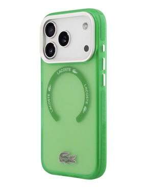 Funda para iPhone Lacoste Frost Green de plástico