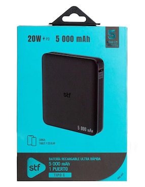 Batería portátil Stf 5000 mah Power Bank Stf