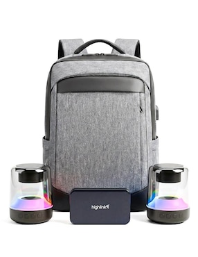 Set de bocinas Highlink Rainbow, Backpack y Powerbank alámbricos/inalámbricos