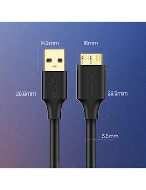 Cable micro USB Ugreen a tipo USB de 0.5 m