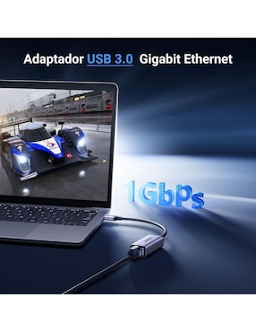 Set de cable ethernet Ugreen a tipo USB de 0.5 m