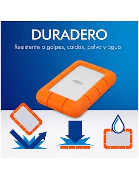 Disco duro externo Lacie capacidad 1 TB