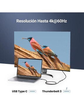 Cable C USB C Ugreen a tipo  USB C de 1 m