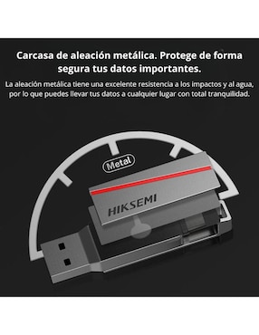 USB para almacenar 128 GB Hiksemi