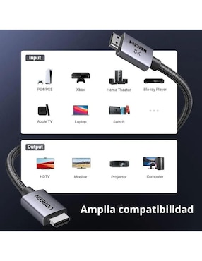 Cable HDMI Ugreen a tipo HDMI de 2 m