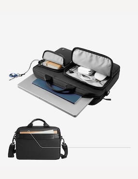 Maletín Tomtoc con compartimiento para laptop 16 pulgadas y celular