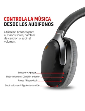 Audífonos de diadema Redlemon over ear alámbricos e inálambricos