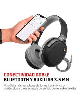 Audífonos de diadema Redlemon over ear alámbricos e inálambricos