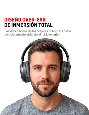 Audífonos de diadema Redlemon over ear alámbricos e inálambricos