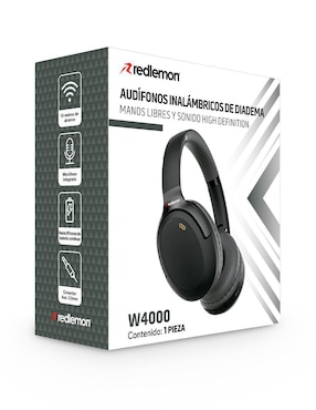 Audífonos de diadema Redlemon over ear alámbricos e inálambricos