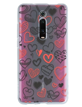 Funda Para Xiaomi Corazones De Silicón