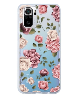 Funda Para Xiaomi Flores Rosas De Silicón