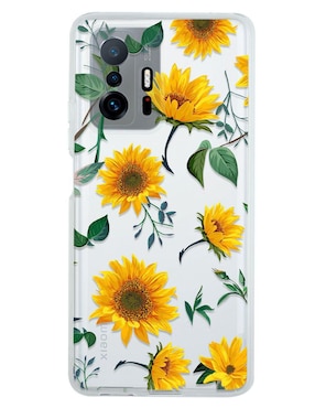 Funda Para Xiaomi Flores Girasoles De Silicón