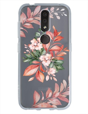 Funda Para Nokia Flores De Silicón