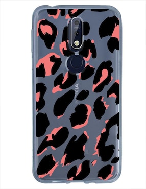 Funda Para Nokia Leopardo Animal Print De Silicón