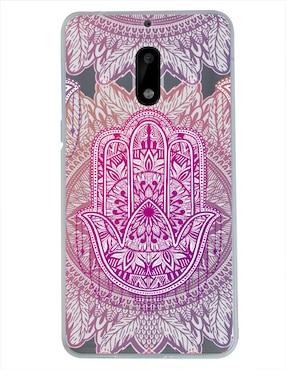 Funda Para Nokia Mano De Fátima Rosa De Silicón