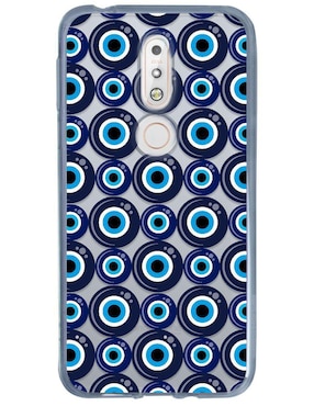 Funda Para Nokia Ojo Turco Azul De Silicón