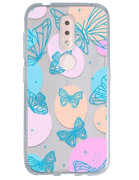 Funda Para Nokia Mariposas Con Manchas De Silicón