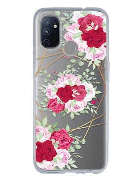 Funda Para OnePlus Flores Y Lineas De Silicón