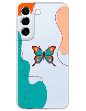 Funda Para Celular Samsung Mariposa De Silicón