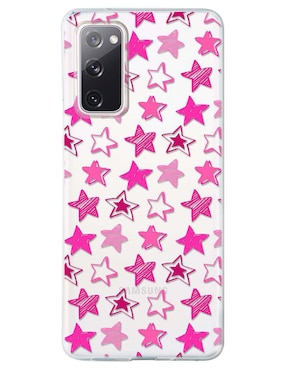 Funda Para Samsung Dibujo De Estrellas De Silicón