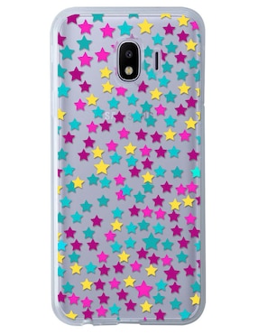 Funda Para Samsung Estrella De Colores De Silicón