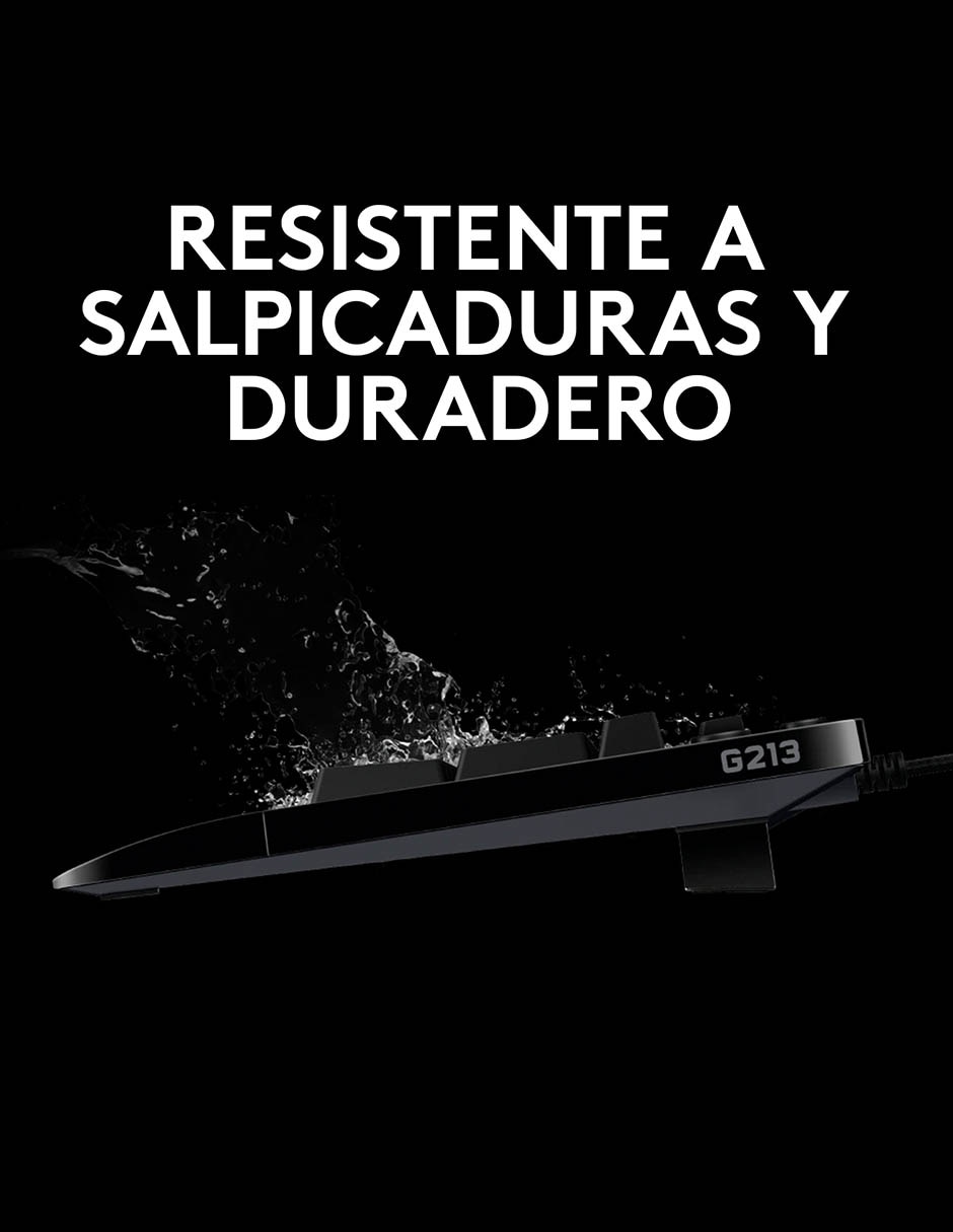 Teclado gamer conexión alámbrica G213 Prodigy 7