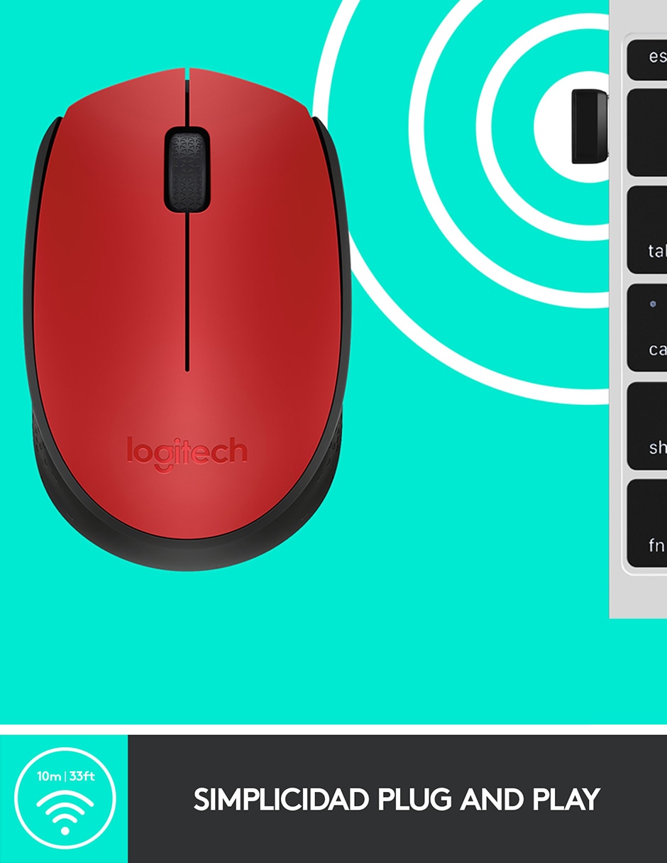 Mouse inalámbrico M170 6
