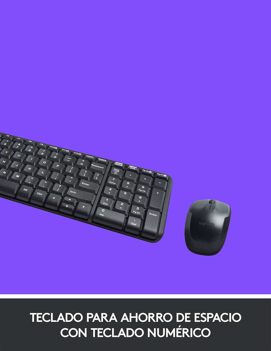 Mouse y teclado MK220 3