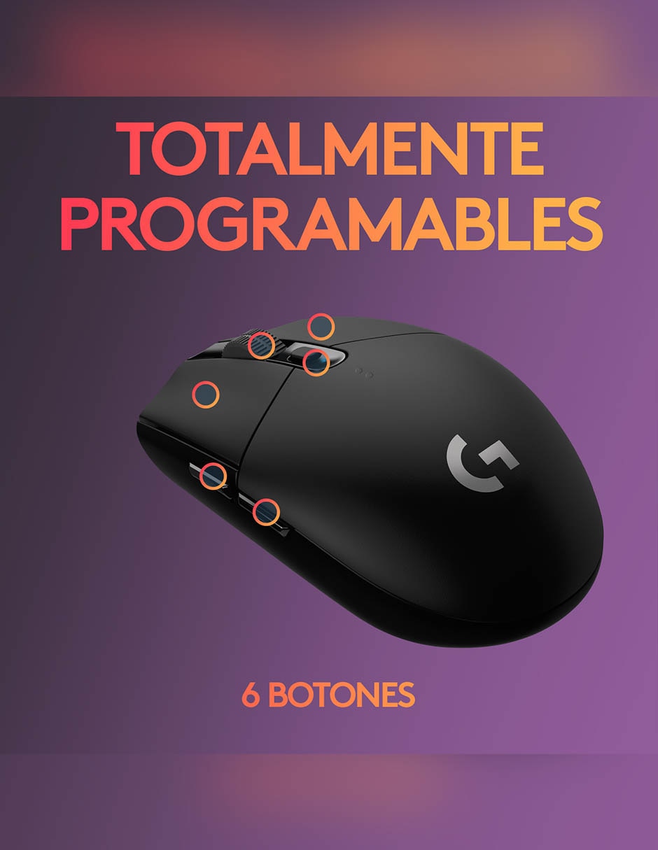 Mouse Gamer inalámbrico G305 6