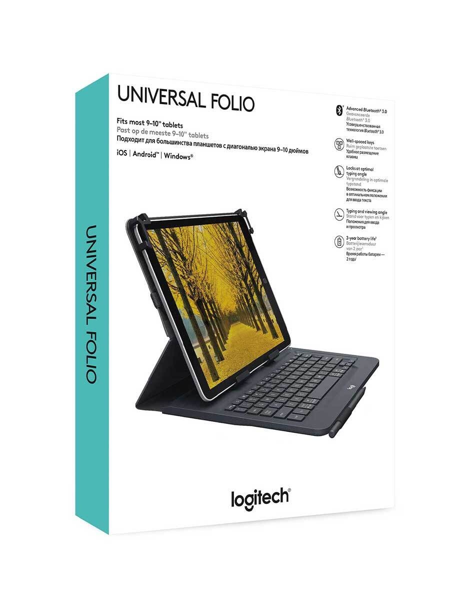 Teclado conexión inalámbrica Universal Folio 7